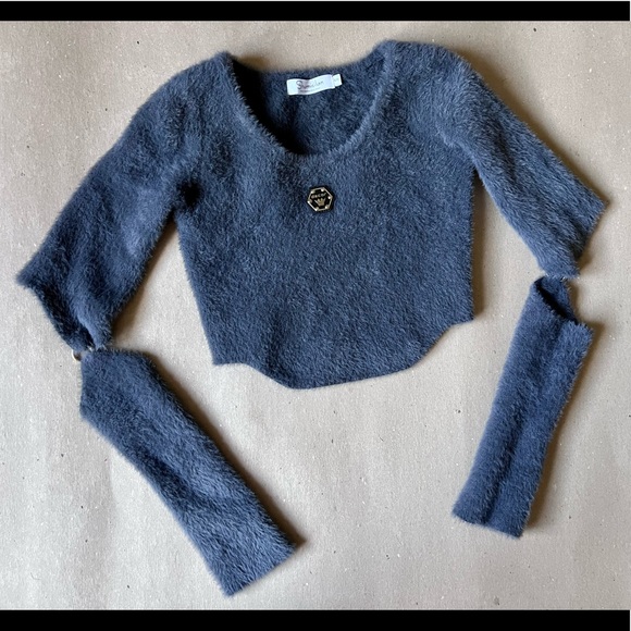 Shumisilan Fashion Tops - Shumisilan Cropped Sweater